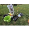 Image 2 : Assorted gardening tools, buckets and silk tree