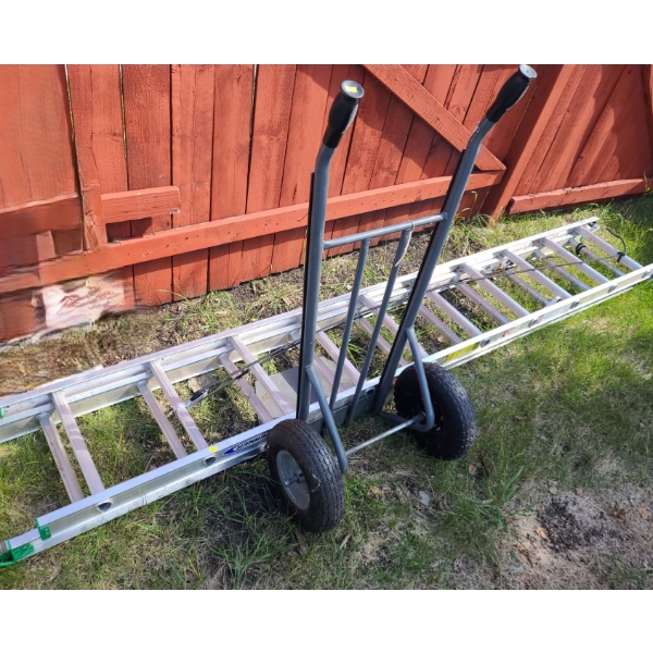 Aluminum Extension Ladder and Moving Dolly