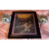 Image 1 : Beautiful Diamond Painting 16x16 w/ 2 Shiny Disco Balls
