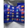 Image 2 : 2 Coins of the World Booklets with Bag Of Coins Around the World 
