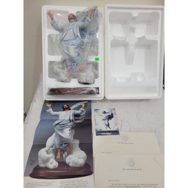Franklin Mint Porcelain Sculpture Transfiguration with Original Packaging