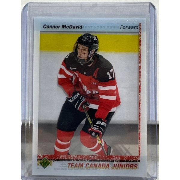Connor McDavid Upper Deck 2017/18 Team Canada Hockey