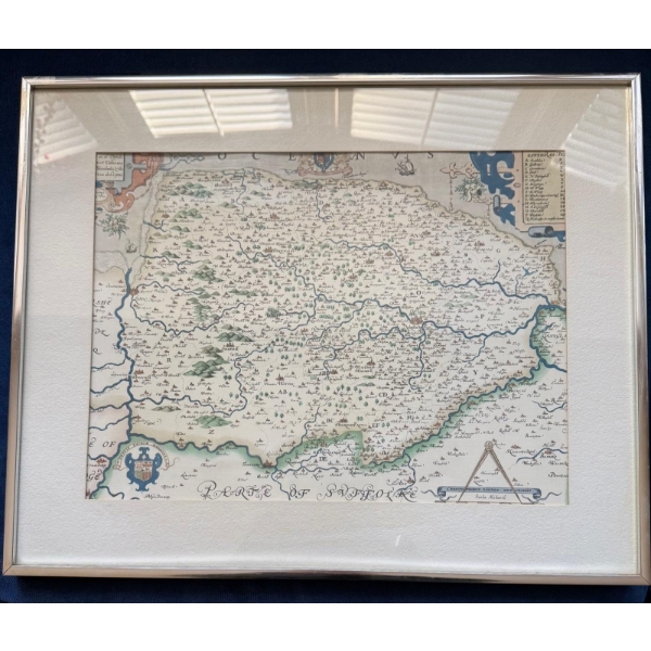 Framed World Map 16x13