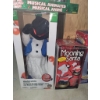 Image 3 : 4 Musical Animated Holiday Toys Including Santa, Snowman, and Motorcycle Toy