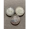 Image 5 : Three Canadian Dollars 23.33 g Silver (.800)