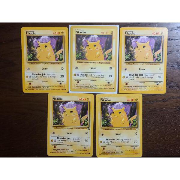 Pokemon Pikachu Trading Cards