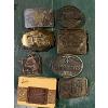 Image 1 : Vintage collection of belt, buckles Pilsner, Yamaha Esso rig number two and other cool collectable b