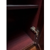 Image 5 : Gorgeous Locking Tall Cabinet w/ Glass Doors, Hinges on Bottom Need TLC - 33W, 17D, 74T 