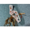 Image 2 : Birch Bark Bag (11x9"tall) w/Indigenous Bead Work & Wooden Handle Paring Knife 