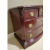 Image 3 : MALCOM Mahogany Bedside Chest Of Drawers 25x15x25
