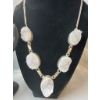 Image 3 : Amethyst and Druzy Amethyst Jewelry Set with Pearls in Stamped .925 Silver