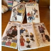 Image 4 : Vintage Seamstress Paterns w/ Chunky Wool & Assorted Sewing Supplies 