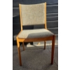 Image 8 : Quality & Chic Mid Century 9 Piece Teak w/ Tweed Upholstery Dining Set   