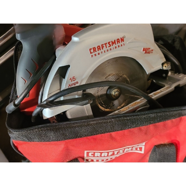 Craftsman Professional Circular Saw Model 320 21416 w/ Bag, B&D Jigsaw Model 7504-04
