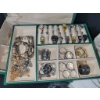 Image 6 : Costume Jewelry and Pins with Storage Boxes