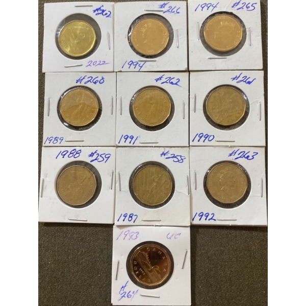 Collection of Canadian Loonies