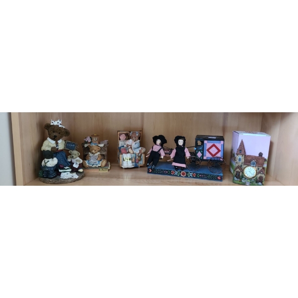 Decor Collection Featuring Bear Figurines, Amish Figurine & More 