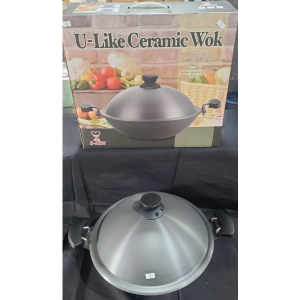 U-Like Non-Stick Ceramic Wok 