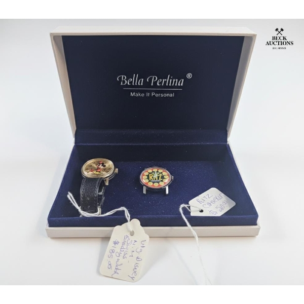 Vintage-Style Mickey Mouse Watch By Bradley And A Ritz cracker Watch.