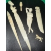 Image 2 : Vintage Carved Bone Book Marks 6T