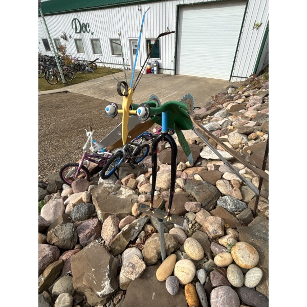 2 yard birds handmade hand made in Alberta 