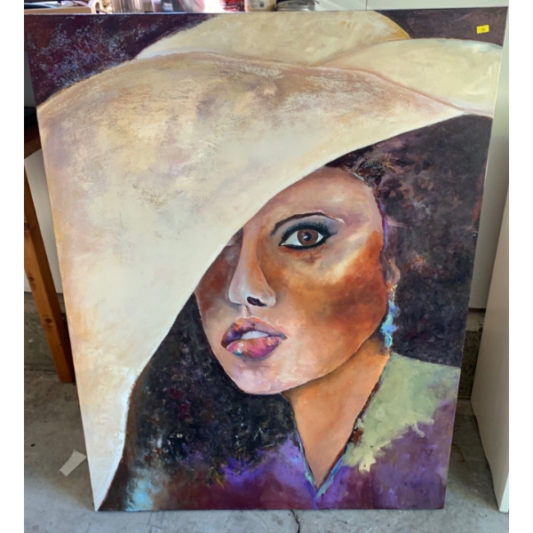 Joanna Drummond original female portrait 36x49