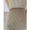 Image 4 : Dining Chairs: Two w/ Light Upholstery: 20 W, 18 D, 39.5 T and Two 18.5 W, 18.5 D, 39 T 