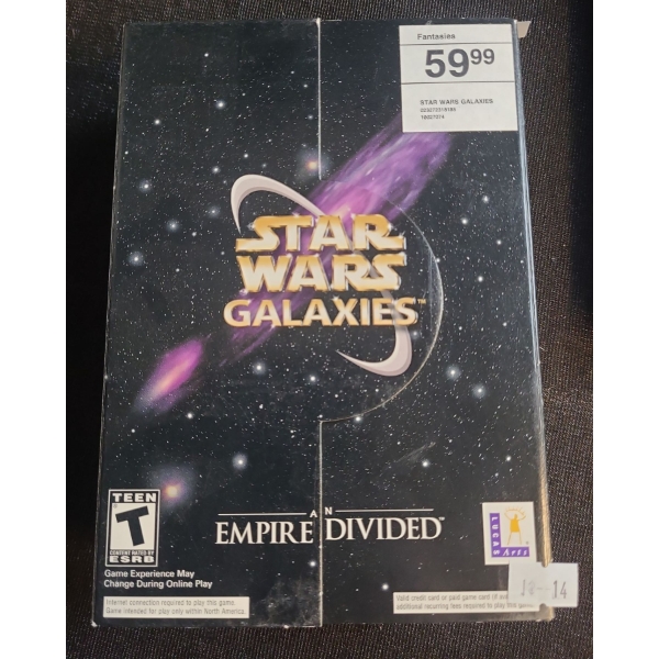 Star Wars Galaxies An Empire Divided PC CD-ROM Game 