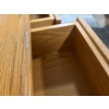 Image 2 : Oak Bench With Drawers L30 W14" H17"