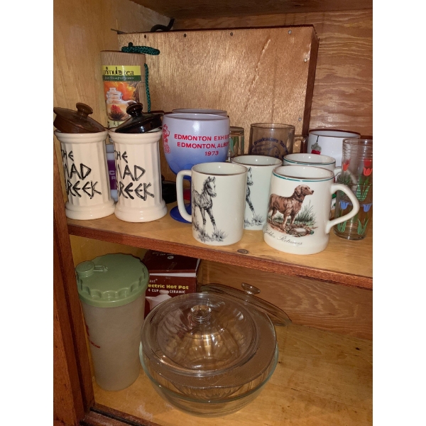Assorted Mugs & Drinking Glass Collection 