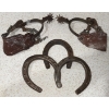 Victorian Era Antique Western Spurs - Gold Inlays Still Visible