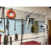 Image 4 : Massive Selection Of Tools Hanging on The Wall . Pipe Wrenches Jackall Saws Extension Cords Wrenches