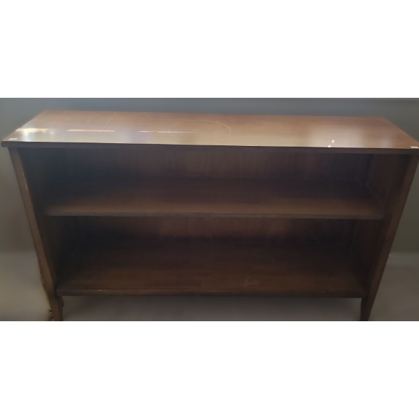 Vintage 2 Shelf Wooden Bookcase 48 W, 11.5 D, 30 T