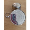Image 6 : BIRKS Sterling Ring Bearer's Box w/ Stamped 925 Silver Ring (Total Weight 75.34g)