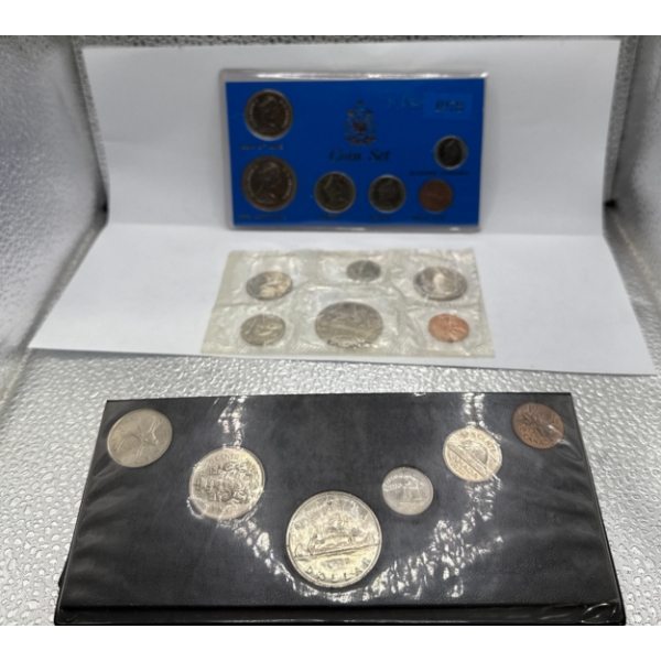 1969 Canadian Uncirculated Coin Set plus 1972 & 1978 Canadian 6 Coin Set