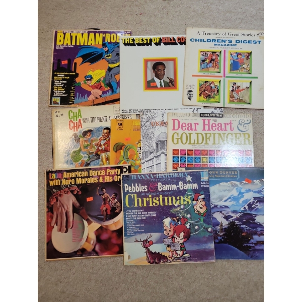 Record Collection Batman and Robin Flinstoned Goldfinger
