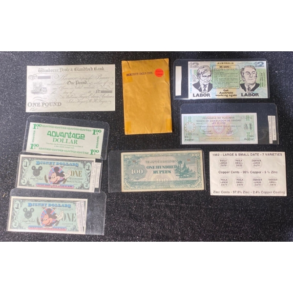 Paper Money, Banknotes and Scrip