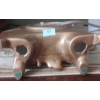 Image 3 : Bronze Coloured Mantle Clock Electric 12T