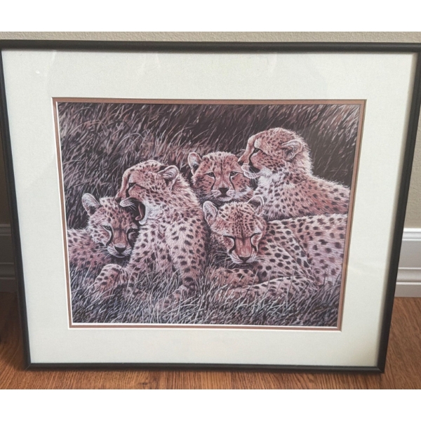 "Days End", Artist: Gail Adams, 63/400, 16.5 X 14.5 Framed Under Glass