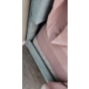 Image 4 : Double Upholstered  Bedframe 56 w, 48 h, 78 d, Mattress/ Boxspring and Bedding Included
