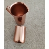 Image 4 : Copper Decor: Vase 4" Diameter Top, 7 T, Watering Can (Some Copper Colored Metalware Tray, S&P, Tin)