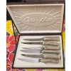 Image 1 : Stainless Steel "Glo-Hill" Vintage Knives Made In England Set of Six w/ Box