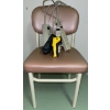 Image 3 : Mid Century Metal Warden's Desk w/ PU Leather Chair Digital Thermometer & More