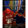 Image 2 : Mens Hockey Merch (S/M); Blackhawks + Oilers Jersey/Cap Combo, Plus Alberta Flag 