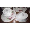 Image 2 : Royal Alberts Bone China "Prairie Rose" Collectible Pieces Tea Pot, Cups & Saucers, Cream & Sugar 