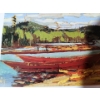 Image 8 : 219/1917 "Woodland Waterfall" 9.5 X 9, "Bateau Summer" 10 X 9, "Yellow Sunset" 10 X 9 