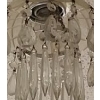 Image 4 : Vintage Ceiling Light Fixture 7" Diameter, 9" T As Shown Installed