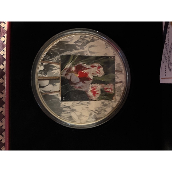 2017 $20 FINE SILVER COIN – EN PLEIN AIR: SPRINGTIME GIFTS - TULIP