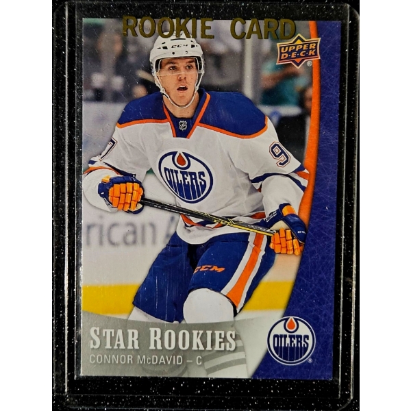 Connor McDavid (Edmonton Oilers) - 2015-16 Upper Deck "Star Rookies" Trading Card #1