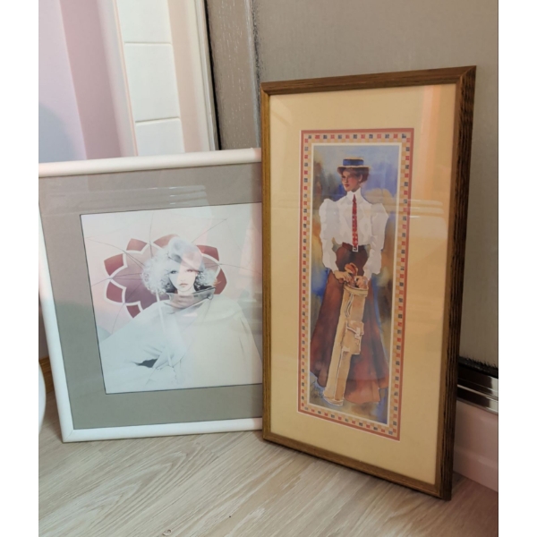 Vintage Wall Decor -  Featuring Females w/ Presence 26"Tall